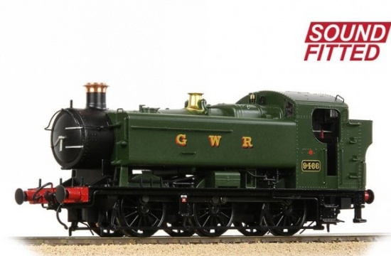 BACHMANN 35-025ASF 94XX CLASS PANNIER TANK 9466 GWR GREEN