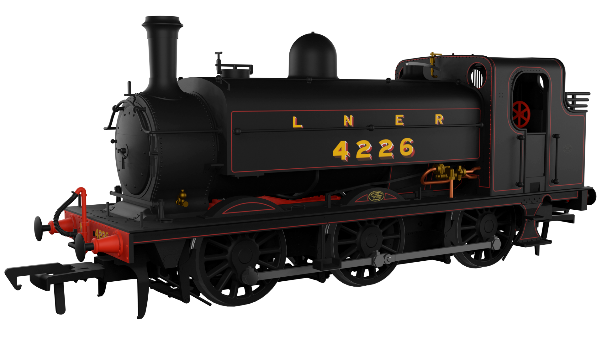 RAPIDO 958004 LNER J52/2 LNER BLACK WITH RED LINING No 4226