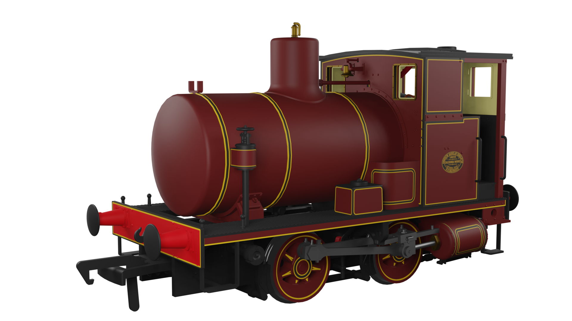RAPIDO 965010 ANDREW BARCLAY FIRELESS 0-4-0 LINED MAROON