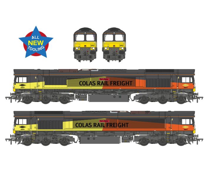 BACHMANN 50-004 CLASS 66/8 66847 'TERRY BAKER' COLAS RAILFREIGHT