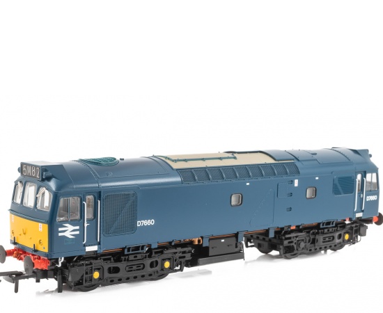 BACHMANN 32-333 CLASS 25/3 D7660 BR BLUE (SMALL YELLOW PANELS)