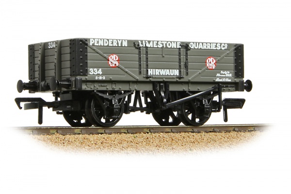 BACHMANN 37-027B 5 PLANK WAGON STEEL FLOOR PENDERYN LIMESTONE QUARRIES CO GREY