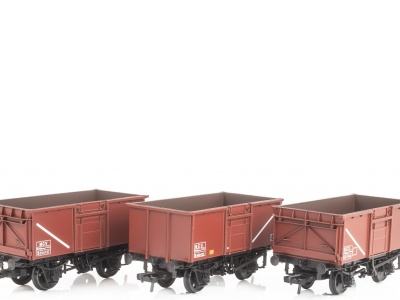 BACHMANN 37-238A SET OF BR 16 TON MCV STEEL MINERAL WAGONS BR BAUXITE