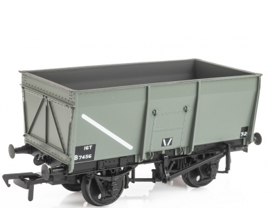 BACHMANN 37-450C 16 TON SLOPE-SIDED MINERAL WAGON BR GREY