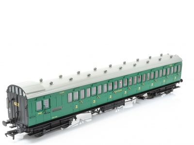 BACHMANN 39-623 SECR BIRDCAGE BRAKE THIRD COACH SOUTHERN MALACHITE GREEN