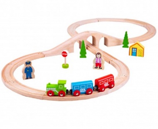 BIGJIGS FIGURE OF EIGHT TRAIN SET