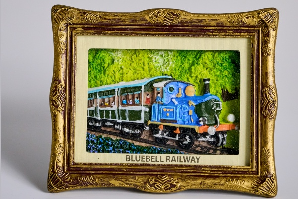 BLUEBELL RAILWAY 3D FRAMED PICTURE MAGNET