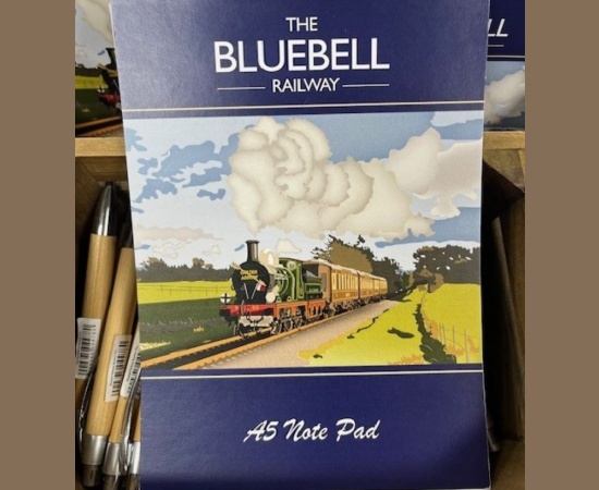 BLUEBELL RAILWAY A5 NOTEPAD