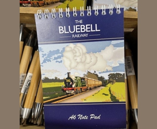 BLUEBELL RAILWAY A6 NOTEPAD