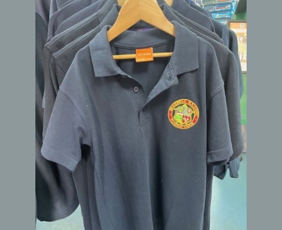 BLUEBELL RAILWAY CHILDRENS NAVY POLO SHIRT