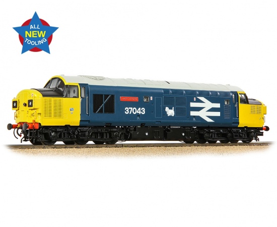 BACHMANN 35-304 CLASS 37/0 37043 LOCH LOMOND BR BLUE LARGE LOGO