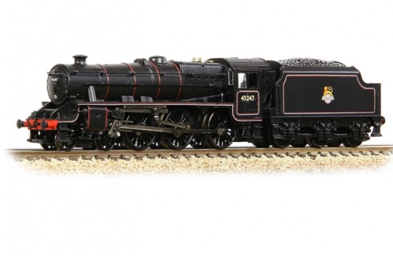 GRAHAM FARISH  372-136B LMS STANIER CLASS 5 45247 BR EARLY CREST