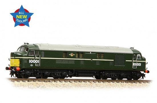 GRAHAM FARISH 372-918 LMS 10001 BR GREEN LATE CREST (SMALL YELLOW PANELS)