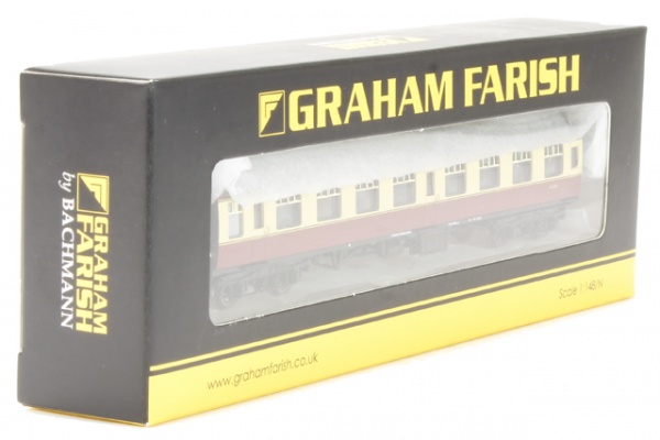 GRAHAM FARISH MK1 BR CRIMSON AND CREAM THREE COACH BUNDLE (374-010C/374-815/374-060C)