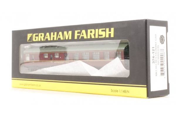 GRAHAM FARISH MK1 BR MAROON SIX COACH BUNDLE