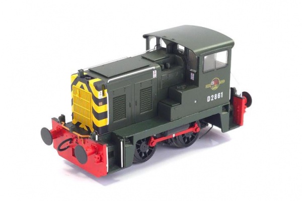 HELJAN 2840 CLASS 02 BR GREEN D2861 (RED BUFFERBEAM)