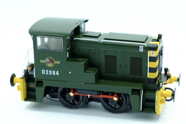 HELJAN 2841 CLASS 02 BR GREEN D2864 (YELLOW BUFFERBEAM)