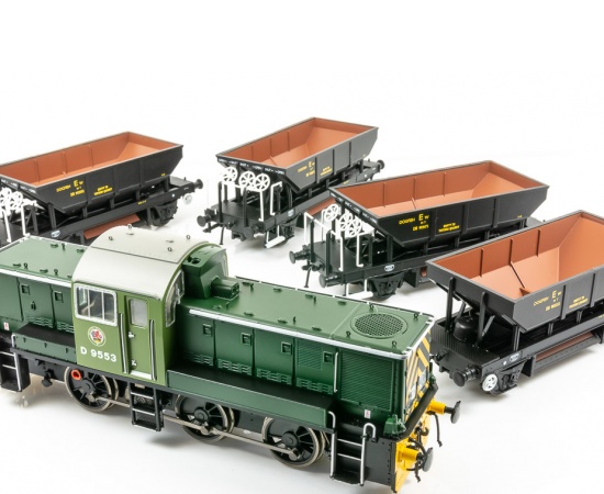 HELJAN HN1420 CLASS 14 BR GREEN PLUS 4 X DOGFISH HOPPER SET