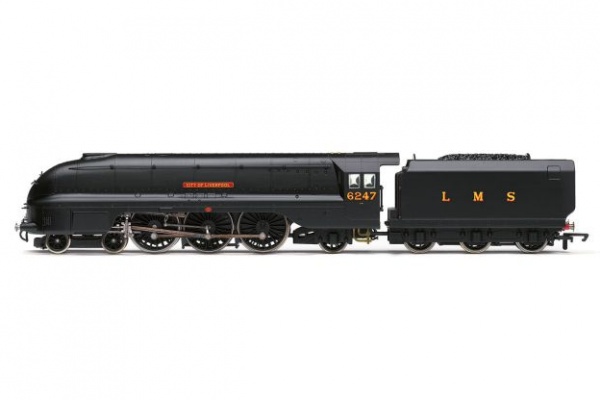 HORNBY R30453 LMS STREAMLINED CORONATION CLASS 6247 CITY OF LIVERPOOL, 80th ANNIVERSARY COLLECTION
