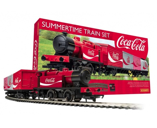 HORNBY R1276M SUMMERTIME COCA COLA TRAIN SET