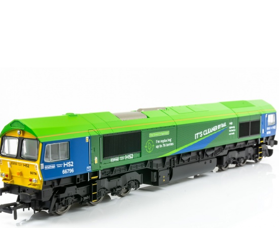 HORNBY R30151 CLASS 66 GBRF THE GREEN PROGRESSOR