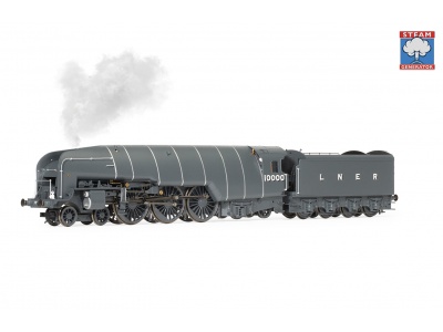 HORNBY R30352SS LNER CLASS W1 'HUSH HUSH' NO 10000 WITH STEAM GENERATOR