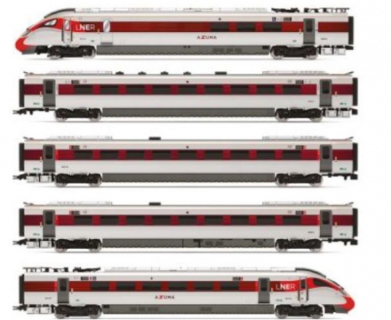 HORNBY R3965 LNER AZUMA CLASS 801/2 5-CAR TRAIN PACK