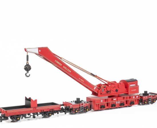 HORNBY R60077 BR 75 TON OPERATING MAINTENANCE CRANE