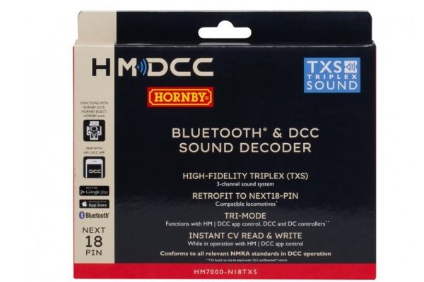 HORNBY R7345 BLUETOOTH AND DCC SOUND DECODER NXT18