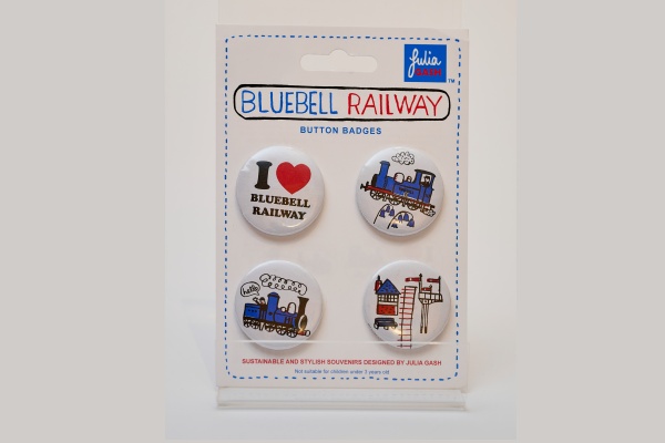 JULIA GASH BUTTON BADGE SET