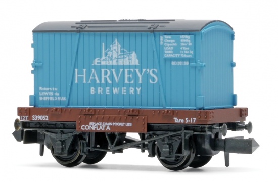 PECO HARVEYS CONTAINER AND CONFLAT  - BLUEBELL RAILWAY SPECIAL EDITION