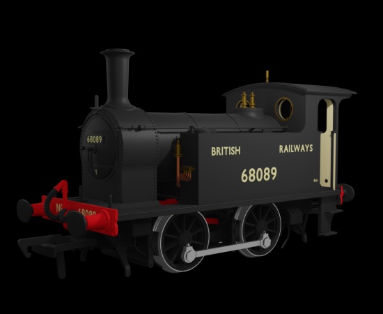 RAPIDO 932009 LNER Y7 BRITISH RAILWAYS BLACK No 68089