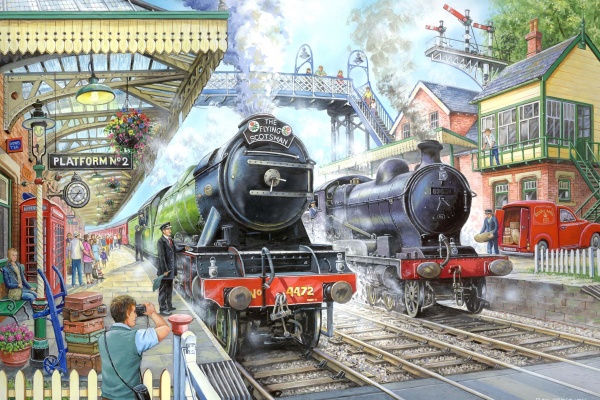 TRAIN NOW STANDING JIGSAW PUZZLE