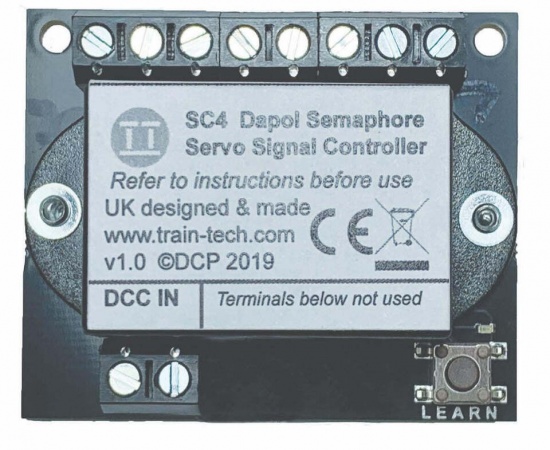 TRAIN TECH SIGNAL CONTROLLER SC400 DUAL DAPOL SERVO