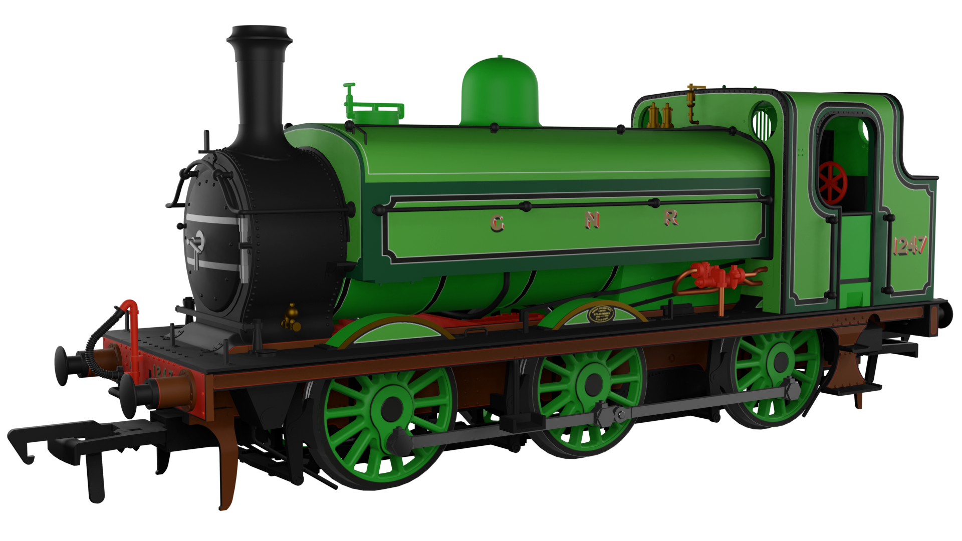 RAPIDO 958012 GNR J13 GNR GREEN No 1247 1960S RAILTOUR CONDITION