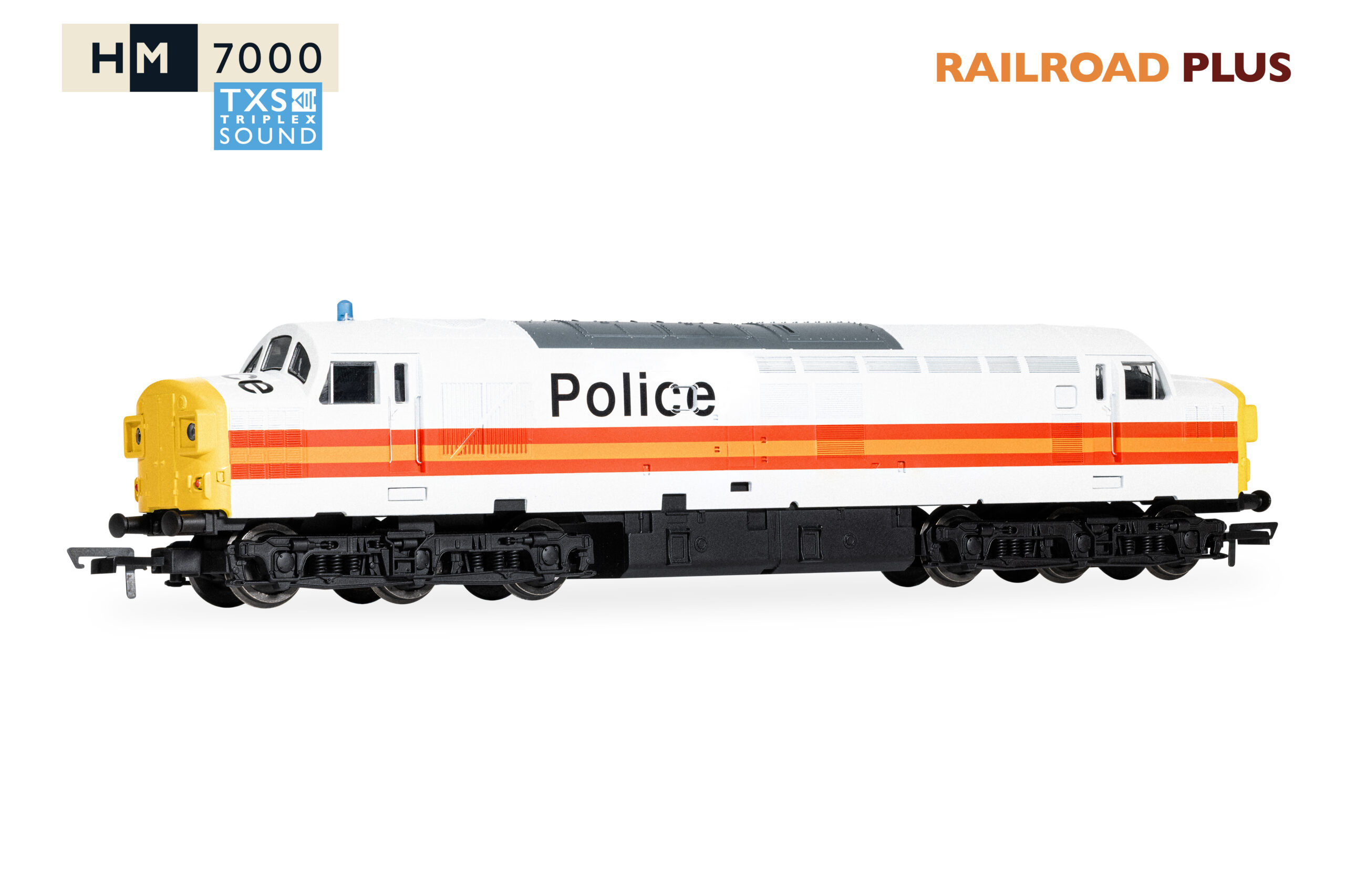 HORNBY RAILROAD R30435TXS RAILROAD BR CLASS 37 POLICE LIVERY WITH SOUND