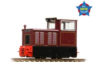 BACHMANN 009 BAGULEY-DREWRY 70HP LINED CRIMSON