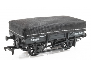 BACHMANN 33-088B CHINA CLAY WAGON GWR GREY WITH TARPAULIN COVER