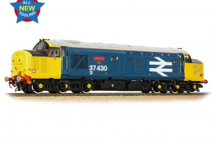 BACHMANN 35-335 CLASS 37/4 37430 CWMBRAN BR BLUE LARGE LOGO