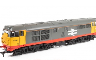 BACHMANN 35-821SFX CLASS 31/1 (REFURBISHED) 31180 BR RAILFREIGHT (RED STRIPE)