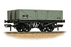 BACHMANN 37-061D 5 PLANK WAGON WOODEN FLOOR BR GREY (EARLY)