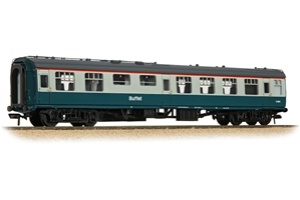 BACHMANN 39-264BPF BR MK1 RMB RESTAURANT MINIATURE BUFFET BR BLUE AND GREY (WITH FITTED PASSENGER FIGURES)