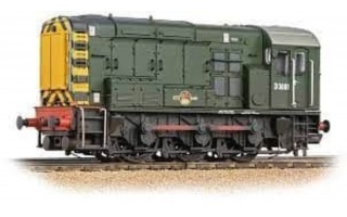 BACHMANN BR CLASS 08 D3881 BR GREEN WASP STRIPES