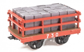 BACHMANN NG7 73-028A DINORWIC SLATE WAGON WITH SIDES RED