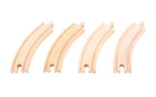 BIGJIGS LONG CURVES PACK OF 4