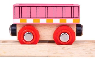 BIGJIGS PINK WAGON