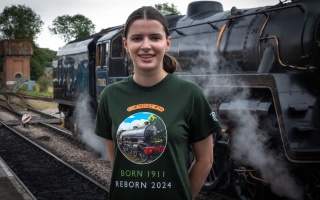 BLUEBELL RAILWAY BEACHY HEAD BORN/REBORN T-SHIRT
