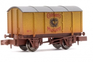 DAPOL 2F-013-090 COLEMANS MUSTARD No1 GUNPOWDER VAN WEATHERED