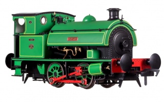 DAPOL 4S-024-001 HAWTHORN LESLIE 0-4-0 GREEN LINED YELLOW 'ASBESTOS'