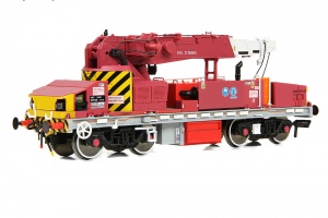 EFE E87049 PLASSER 12T YOB CRANE JARVIS FASTLINE RED/MAROON